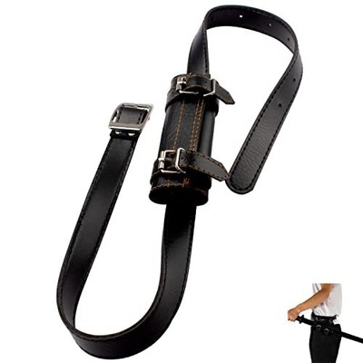 Medieval Two-Buckle Sword Cover Leather Holster with Adjustable Belt Rapier S...