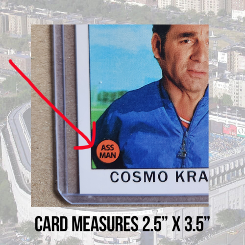 Seinfeld George Costanza and Kramer Retro Style Baseball Card NY Parody Art ACEO