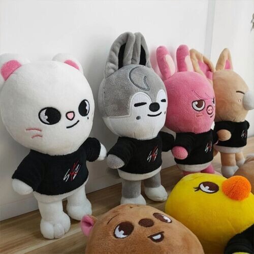 Stray Kids Pluche dieren, 2 stuks, Stray Kids pluche dieren, skzoo