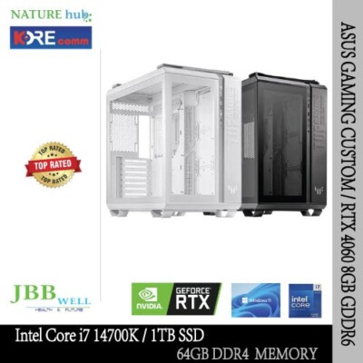 Asus TUF Customs Gaming Intel Core i7 14700K, 64GB DDR4, 1TB SSD, RTX 4060
