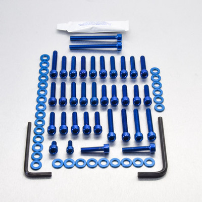 ZX-6R J1-J2-J3 Race Spec Silver Fastener Kit | eBay