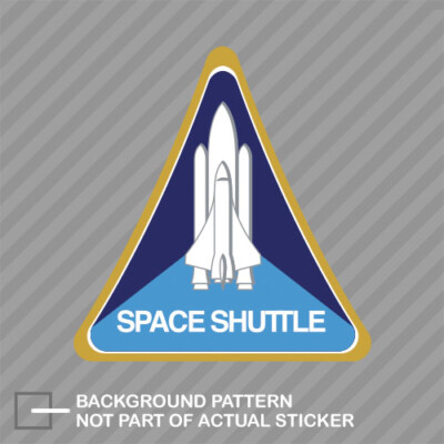 Space Shuttle Program Sticker Decal Vinyl seal mission patch space exploration