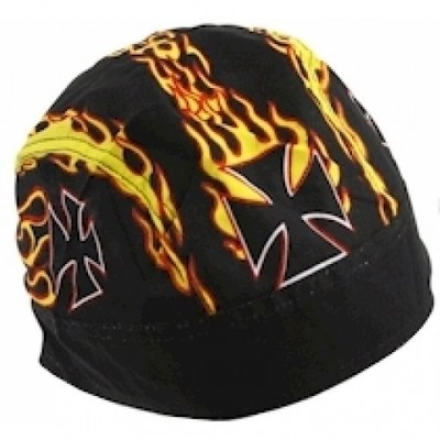 Set Do Rags Skull Head Wrap Bandana Cotton Biker 6 Pc Caps Assorted