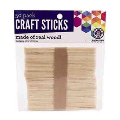50 Pieces Wood Craft Sticks