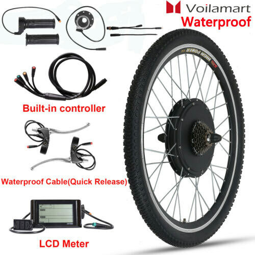 Motor Conversion Kit Rear Wheel Ebike Cycling Hub 48v