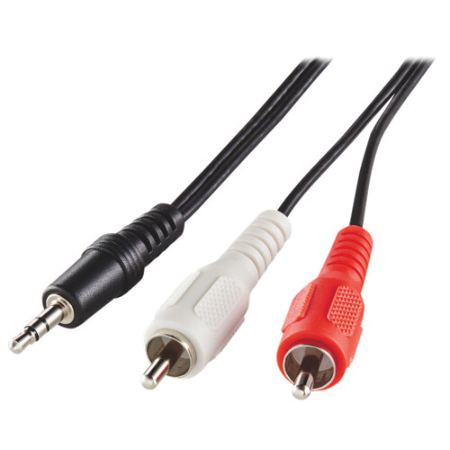 Insignia 1.8m (6 ft.) 3.5mm to Y-RCA Cable (NS-POY3506-C) #3071
