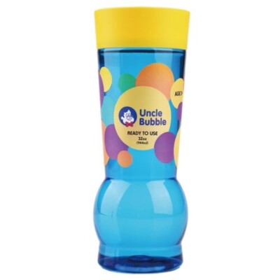 Uncle Bubble Ultra Bubble Solution - Ready to Use - 32 oz. New