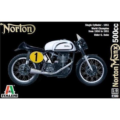 Italeri Norton Manx 500cc 500 Ccm 1951 Duke 1:9 Motorbike Moto Art 4602