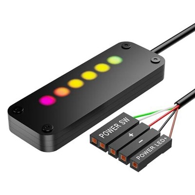 Desktop Computer Power Switch with Touch Sliding External Remote Start PC Mot...