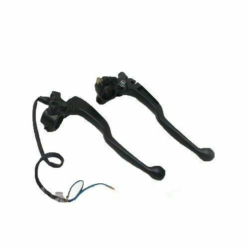 Fits Royal Enfield Bullet Early Model Black Brake & Clutch Levers 