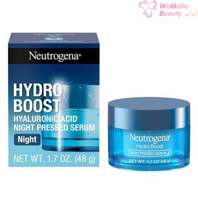 Neutrogena Hydro Boost Hyaluronic Acid Night Pressed Serum 1.7oz / 48g New