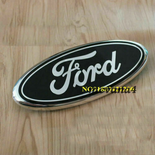 Black Ford Transit Front Grille Oval Badge Bonnet Emblem 9