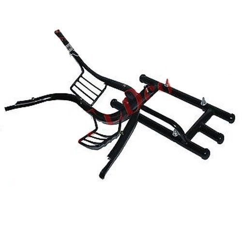 Front Bumper With Indicator Protector & Rear Bumper Black 3 Units Vespa PX  