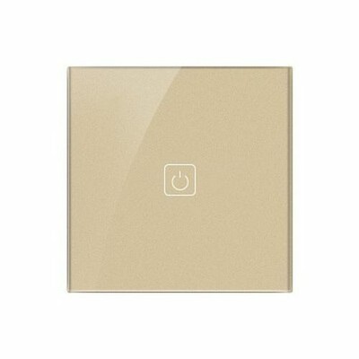Wall Light Touch Switch EU/UK Standard 1/2/3 Gang AC 220V Glass Panel Sensor