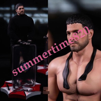 Big Dxck Studio Resident Evil Chris Redfield Resin Model Statue In Stock 1/6