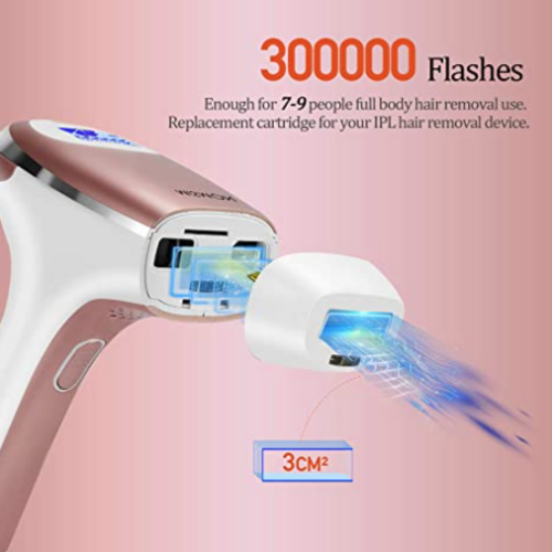 Permanent Hair Removal, MiSMON IPL Laser Hair Removal for Women/Men, at-Home 