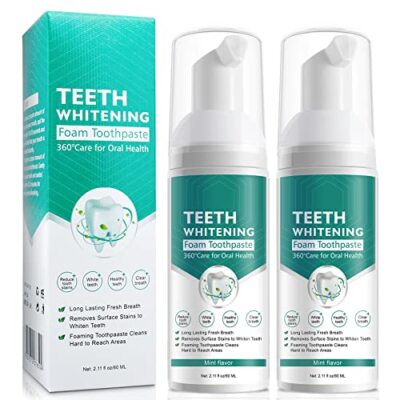 Whitening Foam Toothpaste Deep Cleaning Stain Removal for Fresh Breath