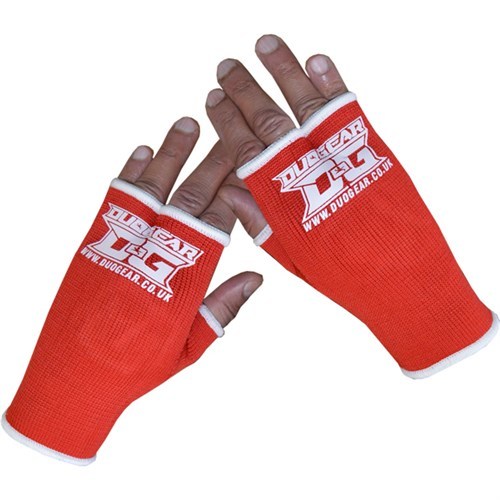 RED BOXING MITT GLOVES PUNCH BAG MMA TKD KICK INNERS