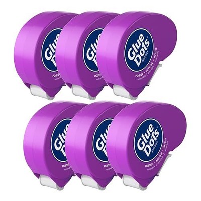 Glue Dots, Poster Dots Dot N' Go Dispenser, Removable, Double-Sided, 3/8'', .3...