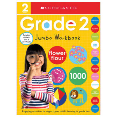 Second Grade Jumbo Workbook: Scholastic Early Learners (Jum - VERY GOOD