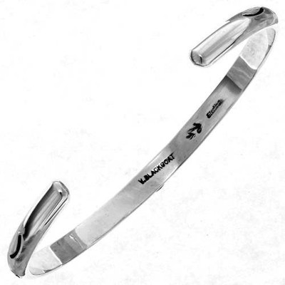 John Wayne Bracelet Sterling Silver Cuff Size 5.5 Through 7.5