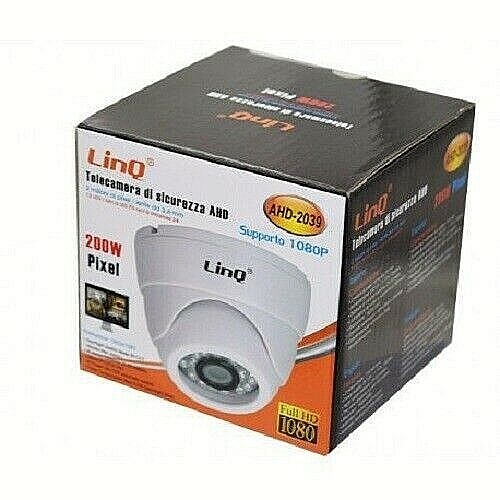 Telecamera di Sicurezza Soffitto Ahd-2039 Linq 12 Led 24 Infrarossi 200W 1080P