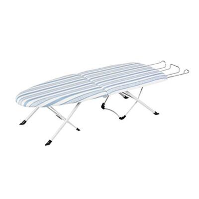 Ing Board With Iron Rest Blue Stripe						...