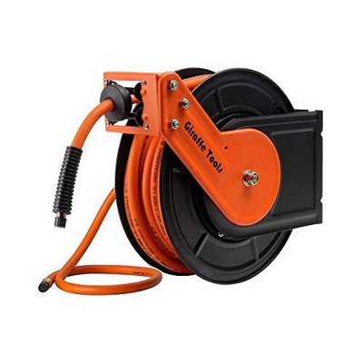 Giraffe Tools TA10B Air Hose Reel 25 ft Retractable Wall Mount Air Compressor