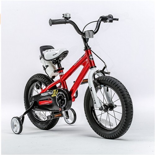 Bicycle for Kids Red 12 Inch Little Boys Girls First Training Wheel Cycle Bike