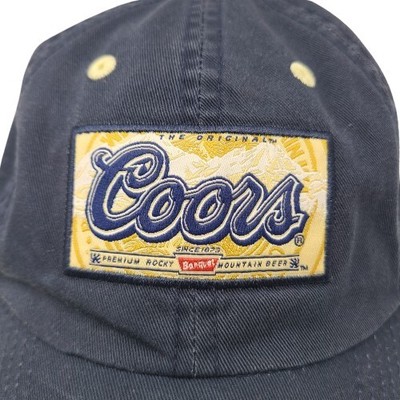 Coors Premium Rocky Mountain Beer Navy Hat 2005 Official Licensed H3 Sportgear