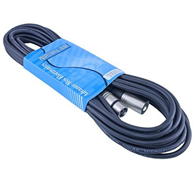 25 Foot Male To Female 3 Pin XLR Microphone Pro Audio Cable