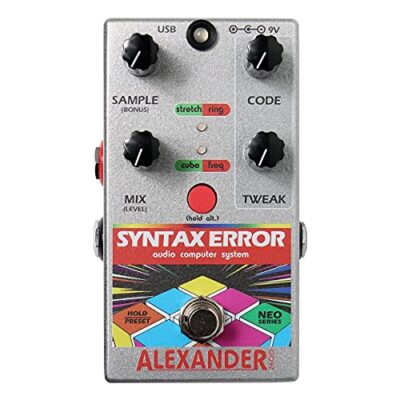 Alexander Pedals Guitar Effector Syntax Error