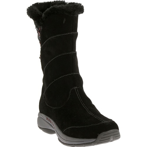 

БОТИНКИ ЖЕНСКИЕ BLK ВОДОНЕПРОНИЦАЕМЫЕ ИЗ ИСКУССТВЕННОГО МЕХА MERRELL JOVILEE ALP, размер 6,5, #J227319C, Черный, 227319C