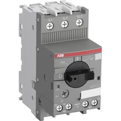 MS132-10-HKF1-11 ABB Manual Motor Starter Adjustable 6.3-10.0A 1NO/1NC AUX NEW