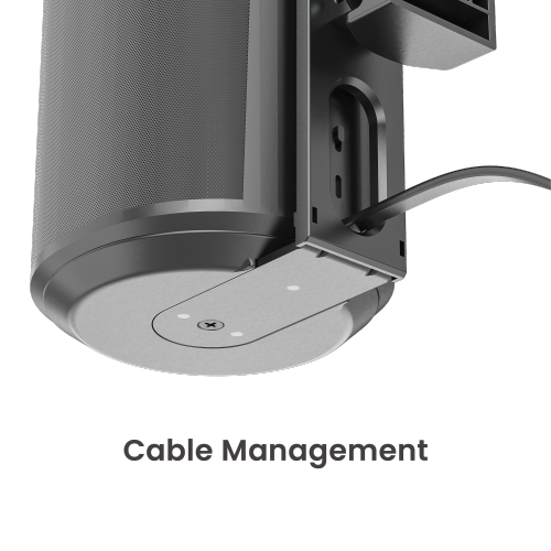 ynVISION Adjustable Wall Mount Compatible with Sonos ERA 100 - Black - 2 Pack