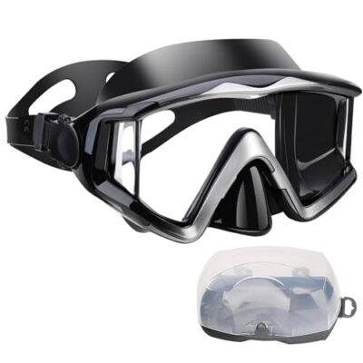 AQUA A DIVE SPORTS Diving mask Anti-Fog Swimming Snorkel mask Suitable for Ad...