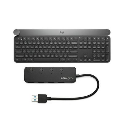 With Creative Input Dial And 4 Port Usb 3.0 Hub