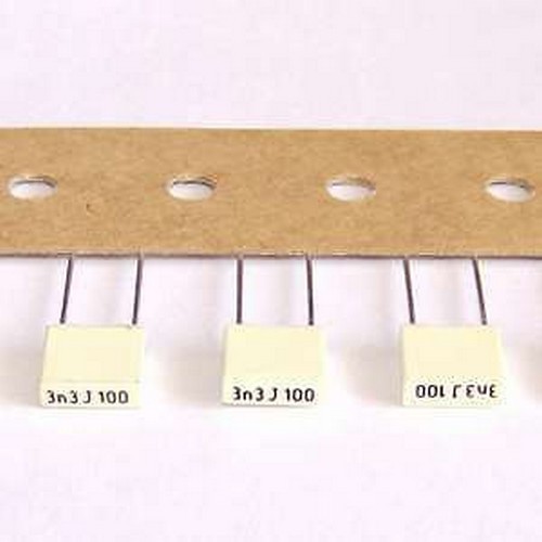 Lot of 10 Arcotronics Metal Polyester Film Capacitor 3300pF