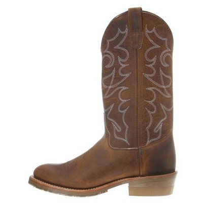 Pre-owned Double-h Boots Men's Dylan 12" Domestic I.c.e.™ Western Soft Toe Work Boot Brown