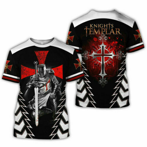 The Jesus Cross Knight Templar Father Day Gift Us Size Best Price T - SHIRT