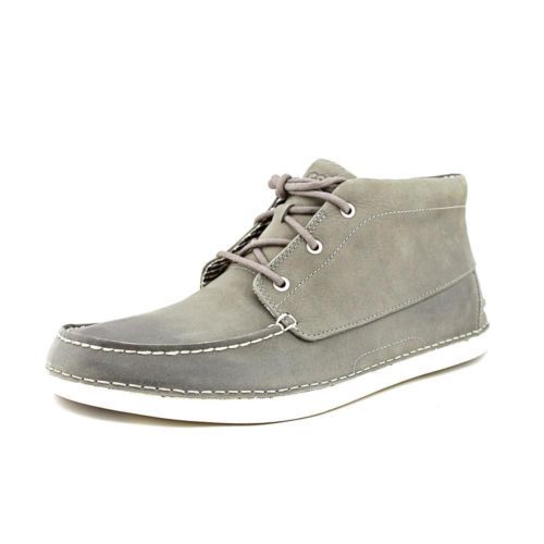 UGG Harkley Mens Size 9 Charcoal Gray Casual Outdoor Suede Lace Up Chukka Boots UGG Harkley Charcoal Grey Suede Sheepskin Chukka Desert  main image 4