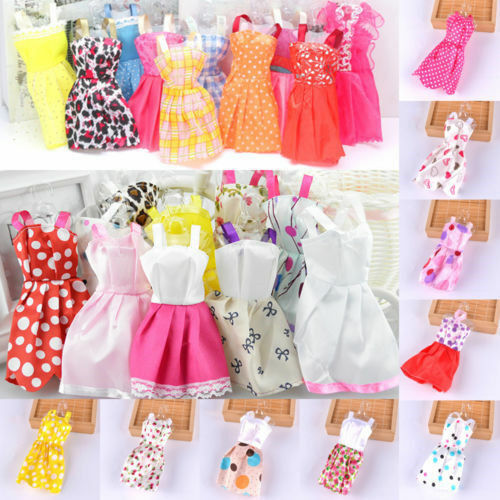 Buy 60pcs Items For Barbie Doll Dresses, Shoes, Jewellery Clothes Set Accessories UK