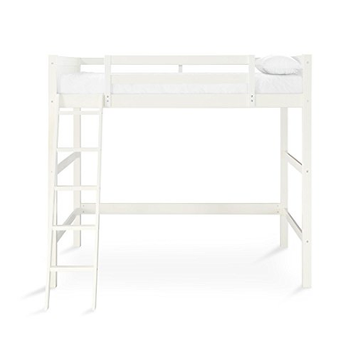 Dorel Living DA8237W Denver Loft Bed, Full, White