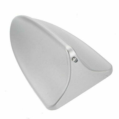 Antenna Finta Adesiva Pinna Tetto Squalo Auto Per Bmw Fiat Vw Ford Silver