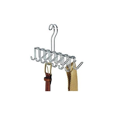 iDesign Classico Metal Tie Hanger, Hanging Closet Organization Horizontal Rack