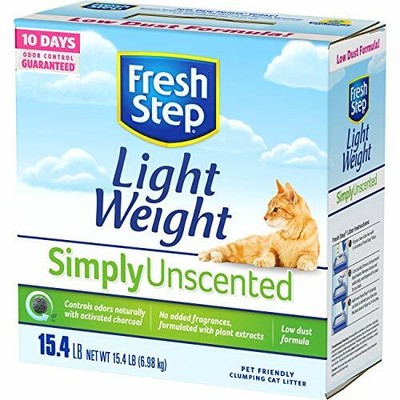 Fresh Step Lightweight Multi-Cat, Clumping Cat Litter, Unsce