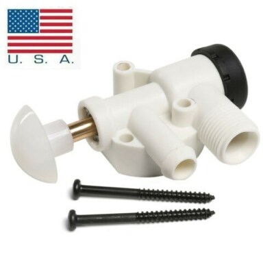 RV Water Valve Kit 385314349 for Sealand EcoVac Vacuflush Pedal Flush Toilets