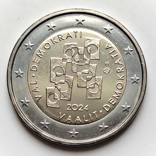 Finland 2 euro 2024 Elections and democracy UNC (#9620)