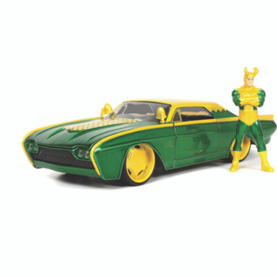 Jada Toys - 124 Hollywood Rides 1963 Ford Thunderbird with Loki Fig [New Toy]