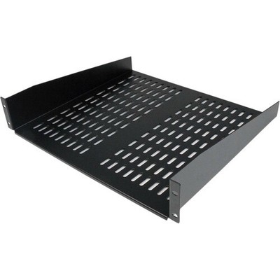 NEW Startech CABSHELFV 2U Fixed Rack Shelf 16in Mount
